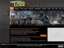 Tablet Screenshot of paintball-lodz.pl